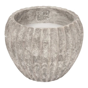 Candle – Cement Design, Cream Color, One Light, M – Yasmeene | PTMD