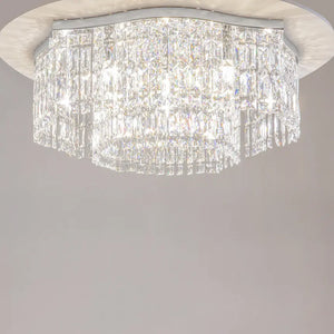 Ceiling light chrome 10×E14 crystal pendants – DIA005CL-10CH | Maytoni