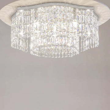 Ceiling light chrome 10×E14 crystal pendants – DIA005CL-10CH | Maytoni