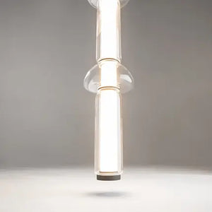 Pendant Lamp Slim Black-Gold Linear Housing LED – Cosmo | Maytoni