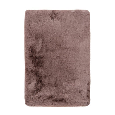 Badematte – Kunstfell Oberfläche, Hoher Flor, Rosa Farbton, 65 x 100 cm - Rabbit 525 | Kayoom