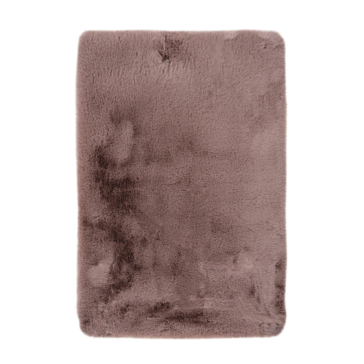 Badematte – Kunstfell Oberfläche, Hoher Flor, Rosa Farbton, 65 x 100 cm - Rabbit 525 | Kayoom