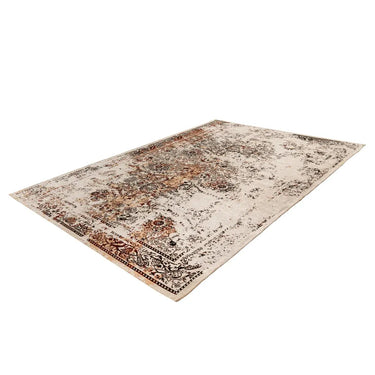 Teppich – Elfenbein Polyester, Vintage Muster, Pflegeleicht Design, 150 cm - Charme 725 | Kayoom