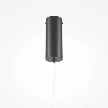 Pendant Lamp Black with Brass Accents Linear Design & Integrated LED – Halo | Maytoni