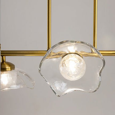Pendelleuchte Moderner Messing - Metall - und Gussglas - Akzent 5 - flammig – Miracle | Maytoni - Esszett Luxury | Stilvolles Wohnen mit Charakter