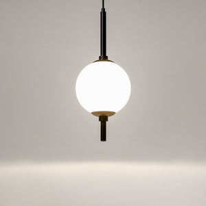 Pendant Light Black Metal Frame with White Glass Shade – The Sixth Sense Z020PL-L6B3K | Maytoni