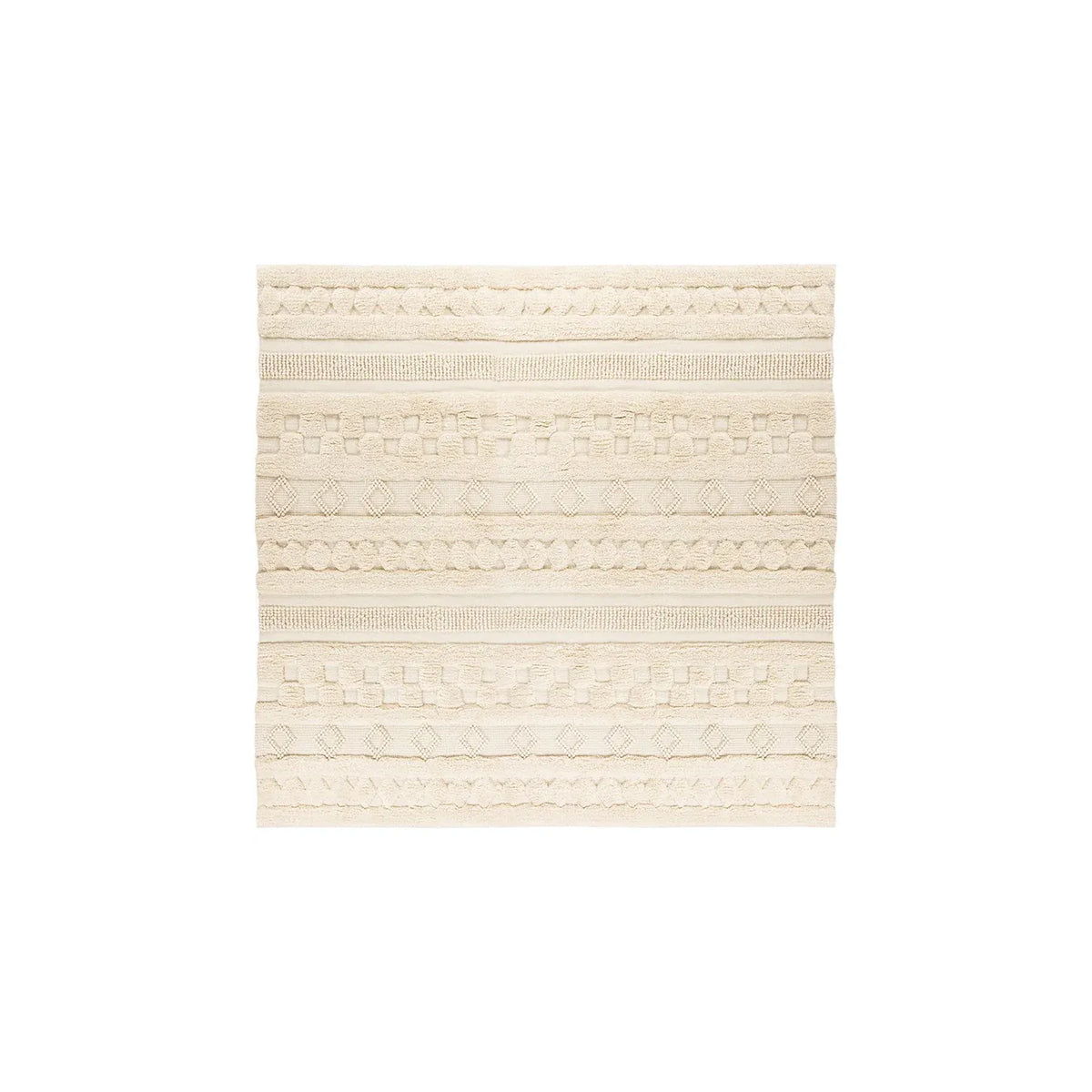 Teppich – Natural Wolle, Weicher Flor, Zeitloses Design, 290 cm - Bohist 125 | Kayoom