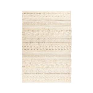Teppich – Natural Wolle, Weicher Flor, Zeitloses Design, 290 cm - Bohist 125 | Kayoom