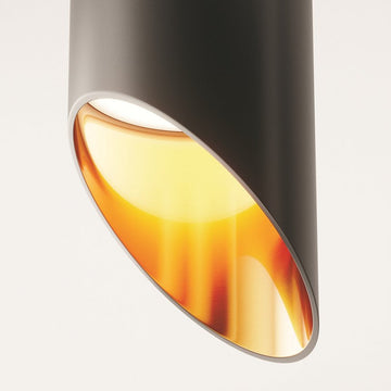 Deckenleuchte aus schwarzem Aluminium mit goldenen Akzenten und GU10 - Fassung – Lipari | Maytoni - Esszett Luxury | Stilvolles Wohnen mit Charakter