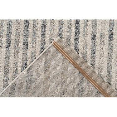 Teppich – Beige Grau, Grafisches Muster, Polypropylen 150 cm - Rhombus 125 | Kayoom