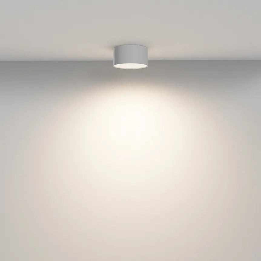 Deckenleuchte – Weißes Finish, Aluminium Gehäuse, 12W Leistung, Ø12 cm - Zon | Maytoni