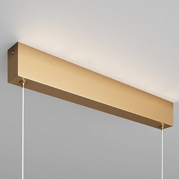 Pendelleuchte Goldfarbenes Aluminiumgehäuse mit opalem Acryl - Diffusor, integrierter LED und modernem Design – Arc | Maytoni - Esszett Luxury | Stilvolles Wohnen mit Charakter