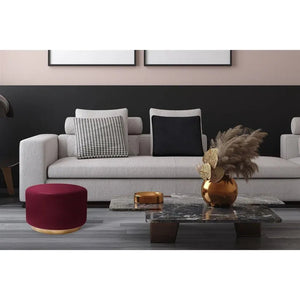 Tisch Samtbezug Metallgestell goldfarbene Basis – Art Deco 275 | Kayoom - Esszett Luxury | Stilvolles Wohnen mit Charakter