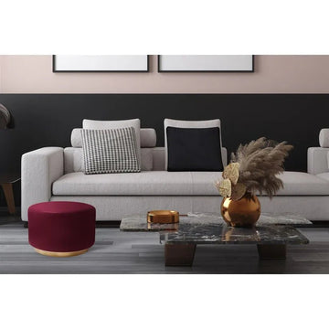 Tisch Samtbezug Metallgestell goldfarbene Basis – Art Deco 275 | Kayoom - Esszett Luxury | Stilvolles Wohnen mit Charakter