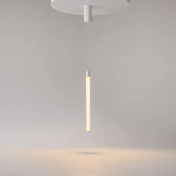 Pendelleuchte – Weißes Aluminium, 10W LED, Warmweiß Licht, Ø3 cm  - Ray | Maytoni