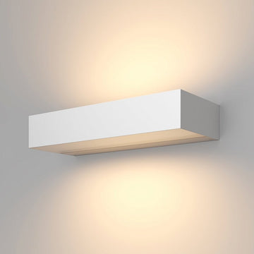 Wandleuchte mit weißem Aluminiumkörper und mattiertem Glasdiffusor – Lot | Maytoni - Esszett Luxury | Stilvolles Wohnen mit Charakter