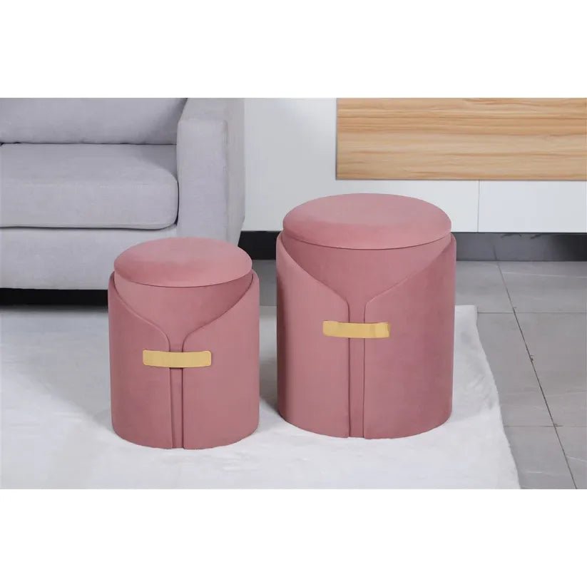 Hocker edler Kunstsamtbezug integrierter Stauraum modernes Design – Forcet 125 | Kayoom - Esszett Luxury | Stilvolles Wohnen mit Charakter