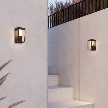 Wandleuchte aus grafitfarbenem Aluminium, solarbetriebenes LED mit Bewegungsmelder – Shatter | Maytoni - Esszett Luxury | Stilvolles Wohnen mit Charakter