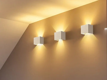 Façade lighting White metal cube LED 6W 3000K IP54 – Fulton | Maytoni