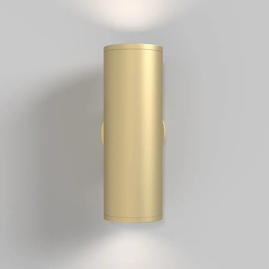 Wandleuchte – Mattgoldenes Aluminium, 2× GU10 Fassung, 10 W Leistung, 15 cm Höhe - Focus S | Maytoni