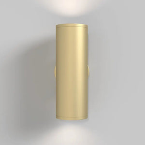 Wandleuchte – Mattgoldenes Aluminium, 2× GU10 Fassung, 10 W Leistung, 15 cm Höhe - Focus S | Maytoni