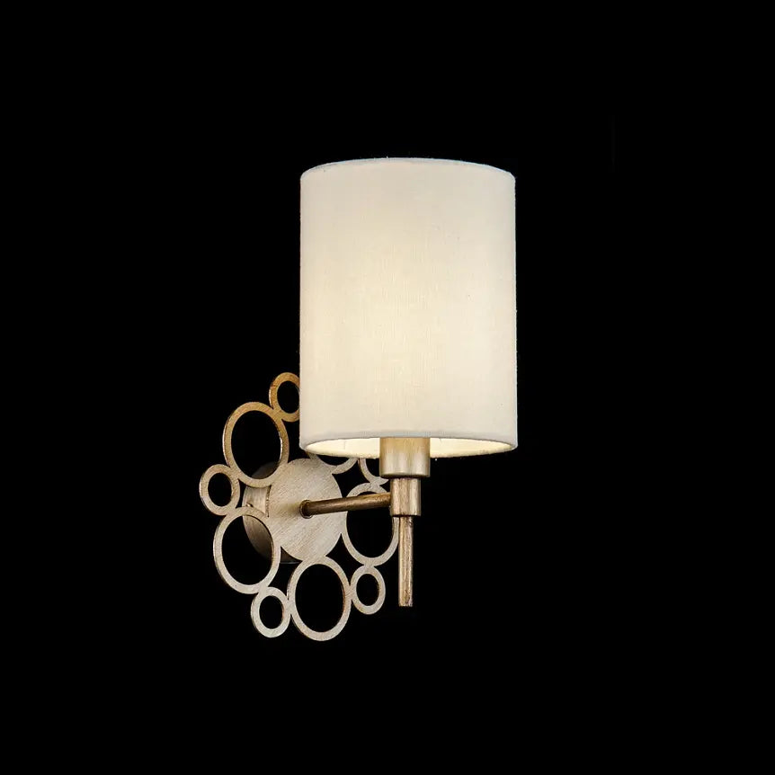 Wandleuchte – Goldene Oberfläche, Metall und Stoff, Zeitlose Eleganz - Anna | Maytoni