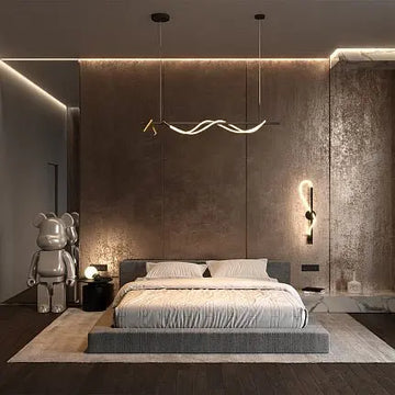 Pendant Light Crystal & Metal Design Adjustable Height & Integrated LED – Tau | Maytoni