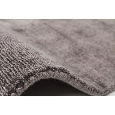 Teppich – Graue Töne, Retro Muster, Edler Viskoseflor, 150 cm - Luxury 110 | Kayoom