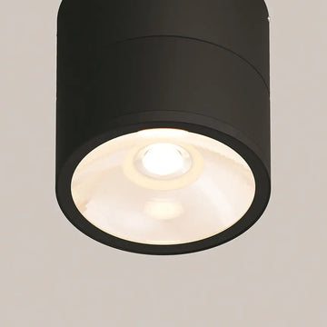 Ceiling light with swivel head Metal housing Glass diffuser – Spin | Maytoni