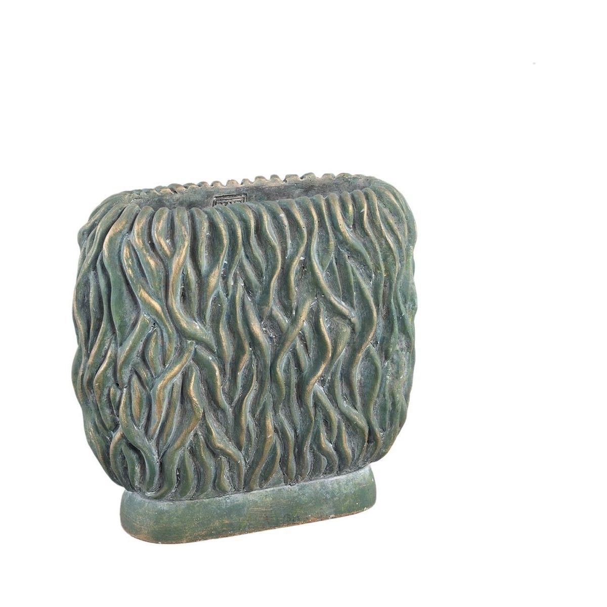 Zementtopf - Brendan Green 30.0 x 15.0 x 28.0 cm von PTMD - Esszett Luxury | Stilvolles Wohnen mit Charakter