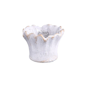 Zementtopf - Casor 12.0 x 12.0 x 9.0 cm von PTMD - Esszett Luxury | Stilvolles Wohnen mit Charakter