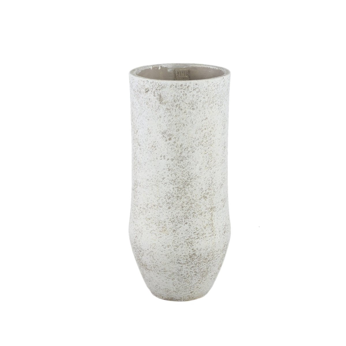 Zementtopf - Dorin White 20.0 x 20.0 x 45.0 cm von PTMD - Esszett Luxury | Stilvolles Wohnen mit Charakter