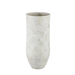 Zementtopf - Dorin White 22.0 x 22.0 x 50.0 cm von PTMD - Esszett Luxury | Stilvolles Wohnen mit Charakter