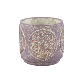 Zementtopf - Tomisin Purple 14.0 x 14.0 x 13.0 cm von PTMD - Esszett Luxury | Stilvolles Wohnen mit Charakter