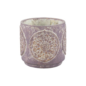 Zementtopf - Tomisin Purple 14.0 x 14.0 x 13.0 cm von PTMD - Esszett Luxury | Stilvolles Wohnen mit Charakter