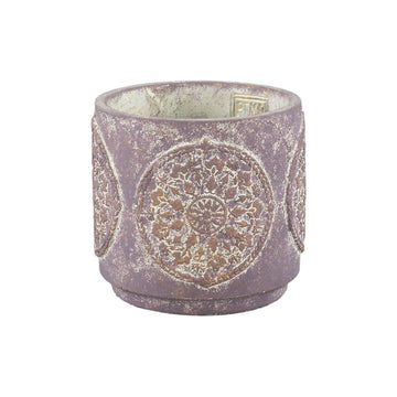 Zementtopf - Tomisin Purple 14.0 x 14.0 x 13.0 cm von PTMD - Esszett Luxury | Stilvolles Wohnen mit Charakter