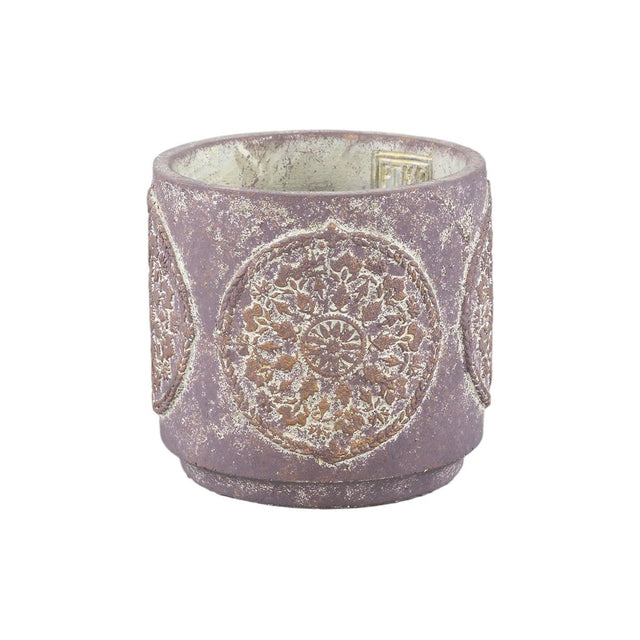 Zementtopf - Tomisin Purple 14.0 x 14.0 x 13.0 cm von PTMD - Esszett Luxury | Stilvolles Wohnen mit Charakter