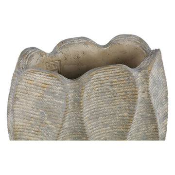 Zementtopf - Waxy Brown 30.0 x 15.0 x 28.0 cm von PTMD - Esszett Luxury | Stilvolles Wohnen mit Charakter