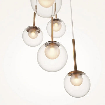 Pendant Lamp Brushed Gold Mesh Cylinder Design LED 40 W – Basic Form | Maytoni