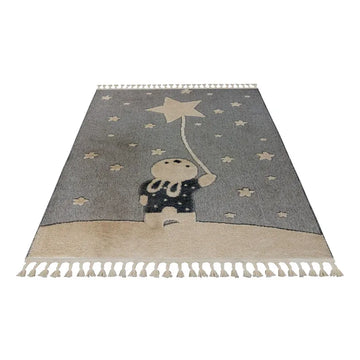 Teppich – Kindermotiv, Polypropylen Flor, Kurzflor Struktur, 120 x 170 cm - Modena 418 | Kayoom