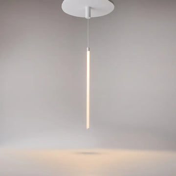 Pendelleuchte – Weißes Aluminium, 20W LED, Warmweiß Licht, Ø3 cm - Ray | Maytoni