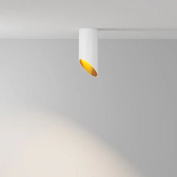 Deckenleuchte – Weißes Aluminium, 1× GU10 Fassung, 10 W Leistung, Ø6 cm - Lipari | Maytoni