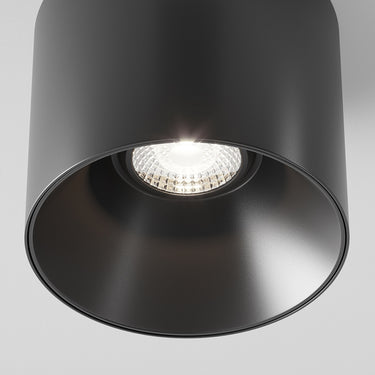 Deckenleuchte – Schwarze Oberfläche, Aluminiumgehäuse, Helle Ausleuchtung - Alfa | Maytoni