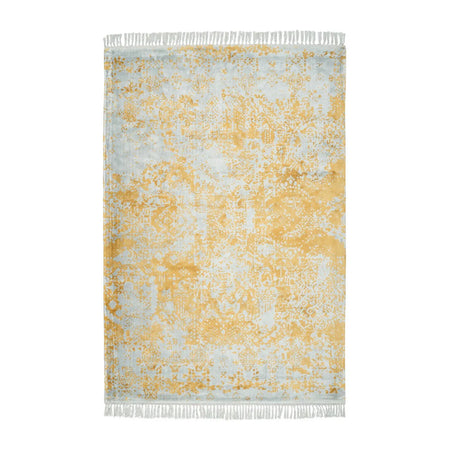 Teppich – Vintage Design, Flachflor Struktur, Hochwertige Viskose, 150 cm - Dolce Vita 325 | Kayoom image