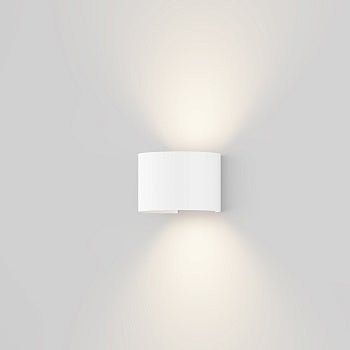 Fassadenbeleuchtung Weißer Metallzylinder LED 6 W 3000 K IP54 – Fulton | Maytoni - Esszett Luxury | Stilvolles Wohnen mit Charakter