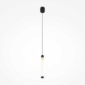 Pendelleuchte Schwarzes Aluminiumgehäuse mit weißem Acryl - Diffusor und integrierter LED – Arc | Maytoni - Esszett Luxury | Stilvolles Wohnen mit Charakter
