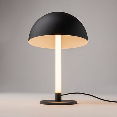 Tischleuchte Schwarzer Aluminium - Halbschirm Integrierter LED - Arm & Modernes Design – Ray | Maytoni - Esszett Luxury | Stilvolles Wohnen mit Charakter