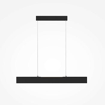 Pendelleuchte Schwarzes Aluminiumgehäuse mit opalem Acryl - Diffusor, dimmbarer LED und modernem Design – Arc | Maytoni - Esszett Luxury | Stilvolles Wohnen mit Charakter