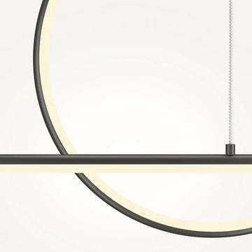 Pendelleuchte – Schwarzes Aluminium, 40 W Leistung, 1430 mm Länge, IP20 Schutz - Halo | Maytoni