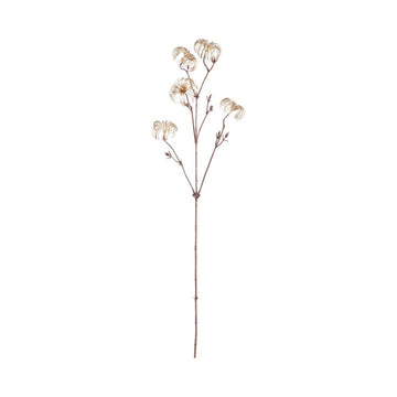 Zweig Pflanze Clematis Blume Gold Samen Spray. von PTMD - Esszett Luxury | Stilvolles Wohnen mit Charakter